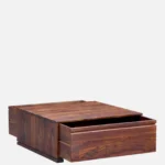 Acacia Live Edge Slab Coffee Table with Iron Hairpin Legs - Image 3