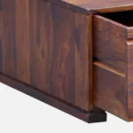 Acacia Live Edge Slab Coffee Table with Iron Hairpin Legs - Image 7