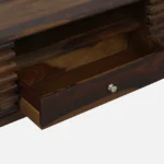 Brentwood Rubberwood TV Stand in Fade Resistant Natural Wenge Finish - Image 6