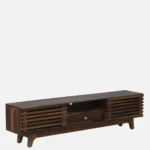 Brentwood Rubberwood TV Stand in Fade Resistant Natural Wenge Finish - Image 11