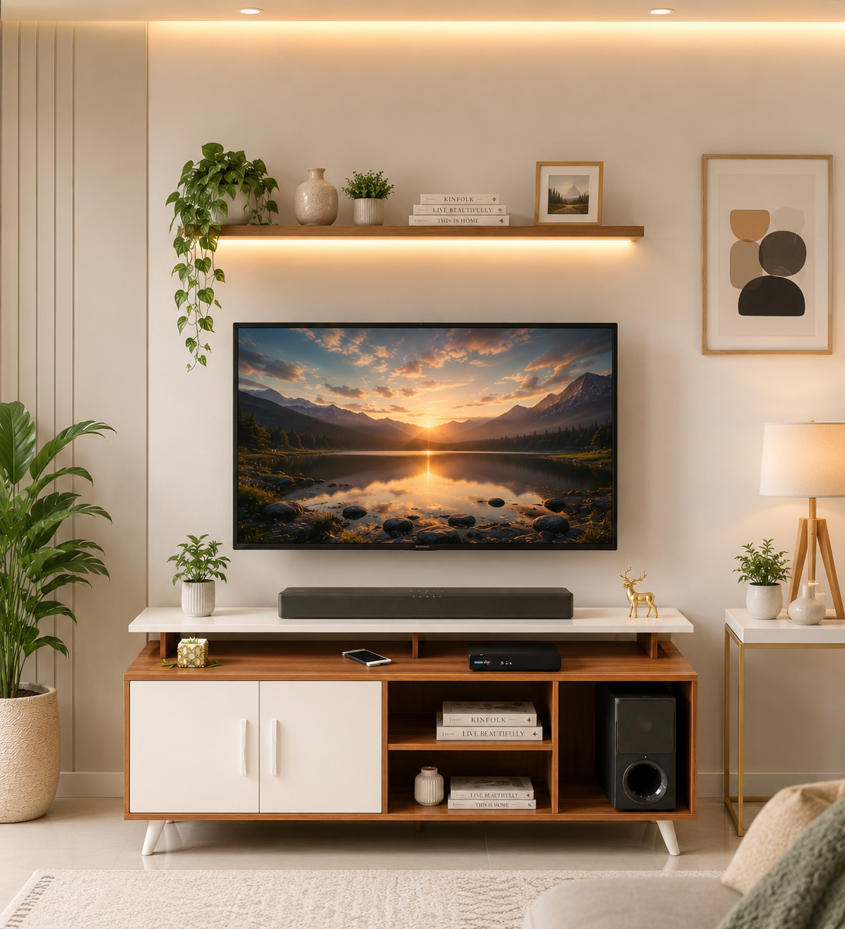 Grovemill-Engineered-Wood-TV-Console-in-Heat-Resistant-Warm-Chestnut-Finish-classicwood-1.png Grovemill Engineered Wood TV Console in Heat Resistant Warm Chestnut Finish - Image 1
