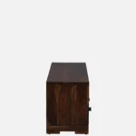 Cedarvale Acacia Solid Wood Media Unit in Stain Resistant Golden Teak Finish - Image 5