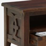 Harborwood Sheesham Wood TV Console in Scratch Resistant Warm Walnut Finish - Image 9