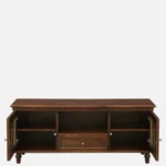 Stonefield Mango Solid Wood TV Console in Stain Resistant Dark Espresso Finish - Image 4