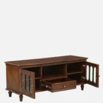 Stonefield Mango Solid Wood TV Console in Stain Resistant Dark Espresso Finish - Image 5