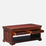 Wenge Wood Contemporary Coffee Table in Espresso Brown - Image 6