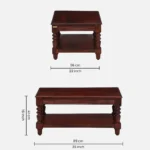 Mulberry Wood Artisan Coffee Table in Golden Honey - Image 5