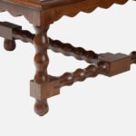 Jackfruit Wood Traditional Coffee Table in Dark Mahogany - Image 2