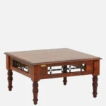 Hazel Solid Wood Coffee Table in Teak Finish - Image 2