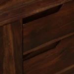 Maplehurst Sheesham Wood TV Stand in UV Resistant Aged Walnut Finish - Image 10