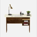 Modern Wooden Study Table with Storage - Image 6