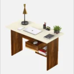 Modern Wooden Study Table with Storage - Image 8
