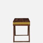 Nail Sheesham Wood Writing Table In Scratch Resistant Provincial Teak Finish - Image 7
