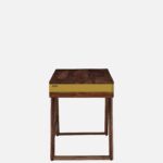 Nail Sheesham Wood Writing Table In Scratch Resistant Provincial Teak Finish - Image 9