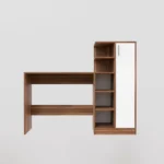 Dna Writing Table In Noce Lyon & White Finish - Image 9