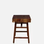 Mans Sheesham Wood Writing Table In Scratch Resistant Provincial Teak Finish - Image 4
