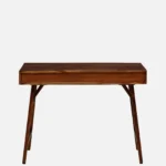 Mans Sheesham Wood Writing Table In Scratch Resistant Provincial Teak Finish - Image 7