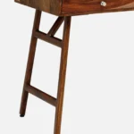 Mans Sheesham Wood Writing Table In Scratch Resistant Provincial Teak Finish - Image 10