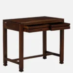 Near Sheesham Wood Writing Table In Provincial Teak Finish - Image 6