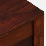 clone Sheesham Wood Writing Table in Scratch Resistant Honey Oak Finish - Image 10