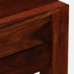 clone Sheesham Wood Writing Table in Scratch Resistant Honey Oak Finish - Image 11