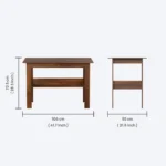 Anew Writing Table In Brown Maple Finish - Image 2