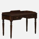 Shok Sheesham Wood Writing Table In Provincial Teak Finish - Image 7