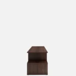 Aravali Premium Sheesham Wood Media Console In Earthy Brown Finish - Image 3