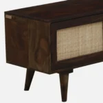 Vabir Large Solid Wood TV Cabinet In Classic Rustic Grain Finish - Image 5