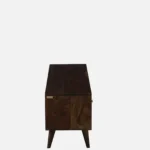 Vabir Large Solid Wood TV Cabinet In Classic Rustic Grain Finish - Image 8