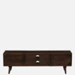 Vabir Large Solid Wood TV Cabinet In Classic Rustic Grain Finish - Image 9