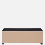 Ekam Minimalist Solid Wood TV Console In Clean Natural Finish - Image 2
