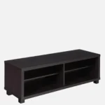 Ekam Minimalist Solid Wood TV Console In Clean Natural Finish - Image 3