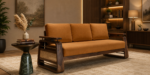 Chetan Sheesham Wood 3 Seater Sofa