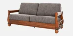 Haven Sheesham Wood 3 Seater Sofa in Brown Finish - Image 6