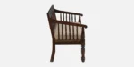 croma Sheesham Wood 3 Seater Sofa In Provincial Teak Finish - Image 5