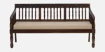 croma Sheesham Wood 3 Seater Sofa In Provincial Teak Finish - Image 7