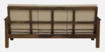 Tezal Sheesham Wood 3 Seater Sofa In Beige Colour - Image 8
