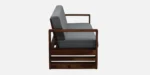 Verona Contemporary 3 Seater Sofa in Natural Wood Finish - Image 6
