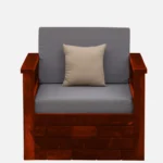 Harper Premium Lounge Style Fabric 1 Seater Sofa with Cushioned Seating - Image 2