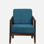 Aurelia Premium Fabric Upholstered 1 Seater Lounge Sofa for Modern Living Spaces - Image 6