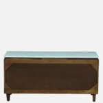 Woodmira Mango Wood TV Unit with 2 Cabinets and Open Display Shelf - Image 7