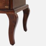 Mudrika Sheesham Wood TV Cabinet with Hand Carved Details in Raw Brown - Image 4