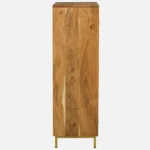 Itihas Solid Sheesham Wood Bookshelf with Straight Legs in Honey Oak Finish - Image 3