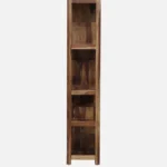 Breezan Solid Sheesham Wood Ladder Bookshelf in Natural Oak - Image 7
