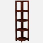 Unnati Solid Sheesham Wood Bookshelf in Honey Teak Finish - Image 2