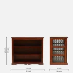 Prakrit Solid Wood Book Storage Unit - Image 3
