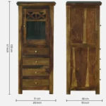 Verona Elite Multipurpose Storage and Display Cabinet Unit - Image 6