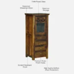 Verona Elite Multipurpose Storage and Display Cabinet Unit - Image 9
