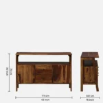 Aarav Sheesham Wood Cabinet - Image 3